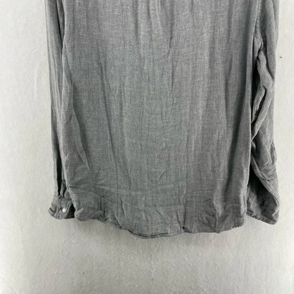 J.Crew Button-Down Shirt Men's M Gray Slim Fit Collared Chest Pocket Re-Imagined - Picture 9 of 13